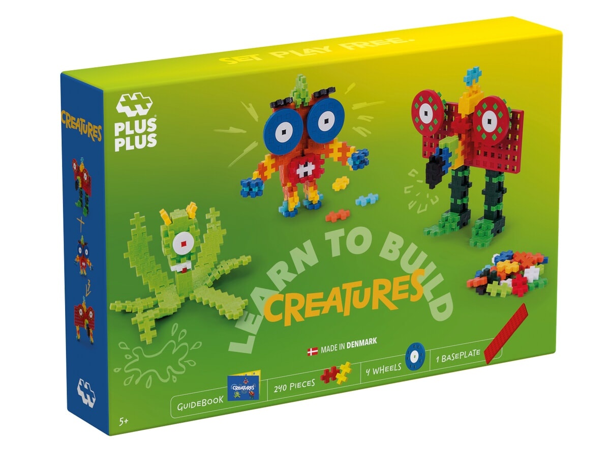 Plus Plus - Learn to build – Monsters (240 stukjes)