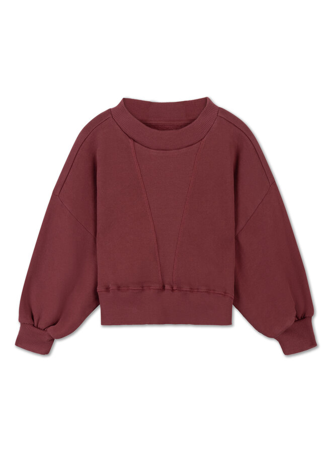 City sweater - Royal burgundy