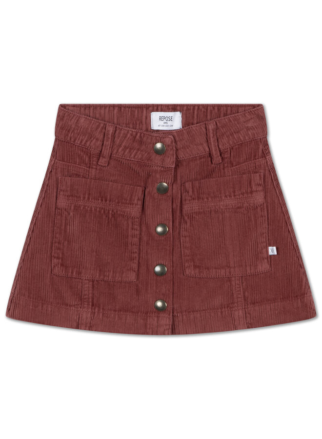 Button down skirt - Berry jam
