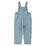 Piupiuchick - Dungarees - Washed blue denim w/ black hearts