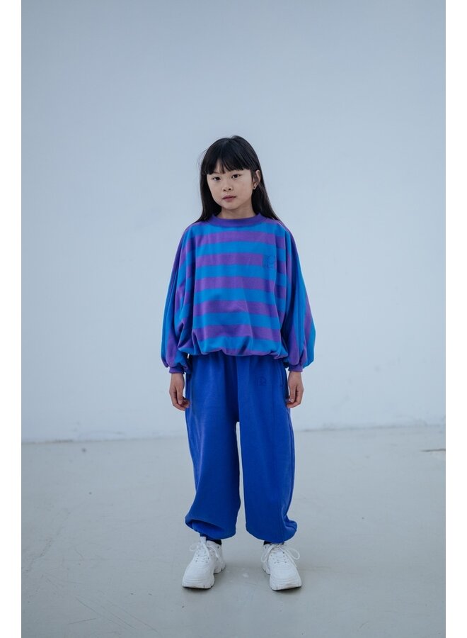 Repose AMS - Iris crop sweater - Cool pool violet blue