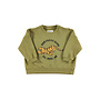 Piupiuchick - Sweatshirt - Olive green w/ tiger print