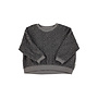 Piupiuchick - Terry cotton sweatshirt - Grey w/ animal print