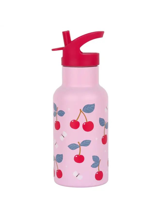 RVS drinkfles – Kersen