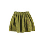 Piupiuchick - Short skirt - Khaki w/ black flowers