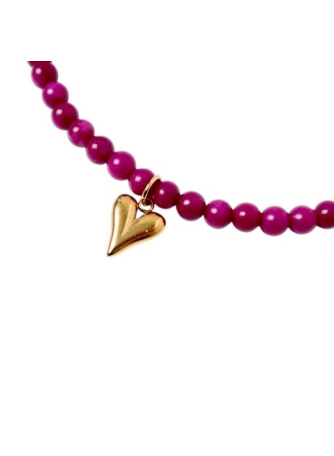 LOVEissue - Necklace – Plum heart