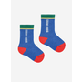 Bobo Choses color block long socks - Blue