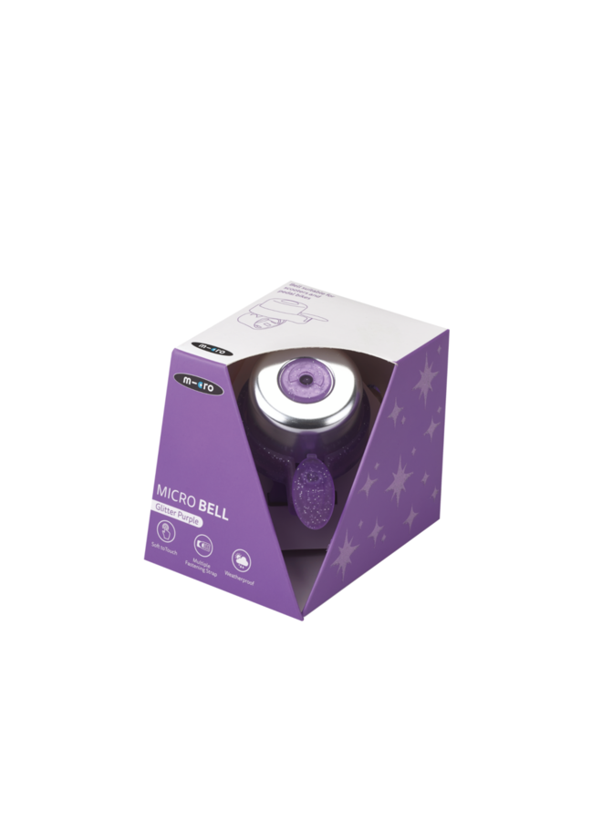 Micro step - Micro bel - Glitter paars