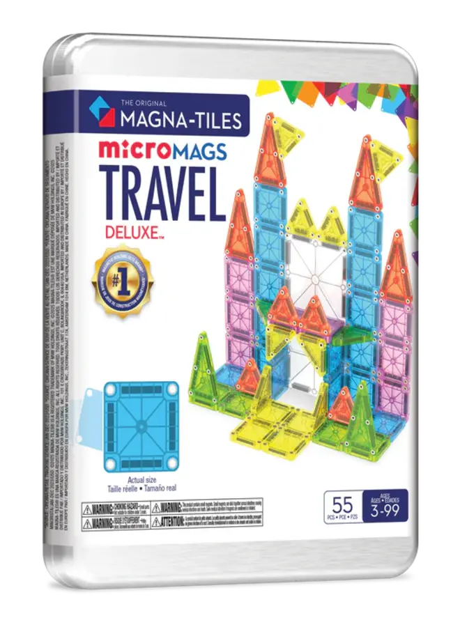 MagnaTiles - Travel set deluxe - 55 stuks