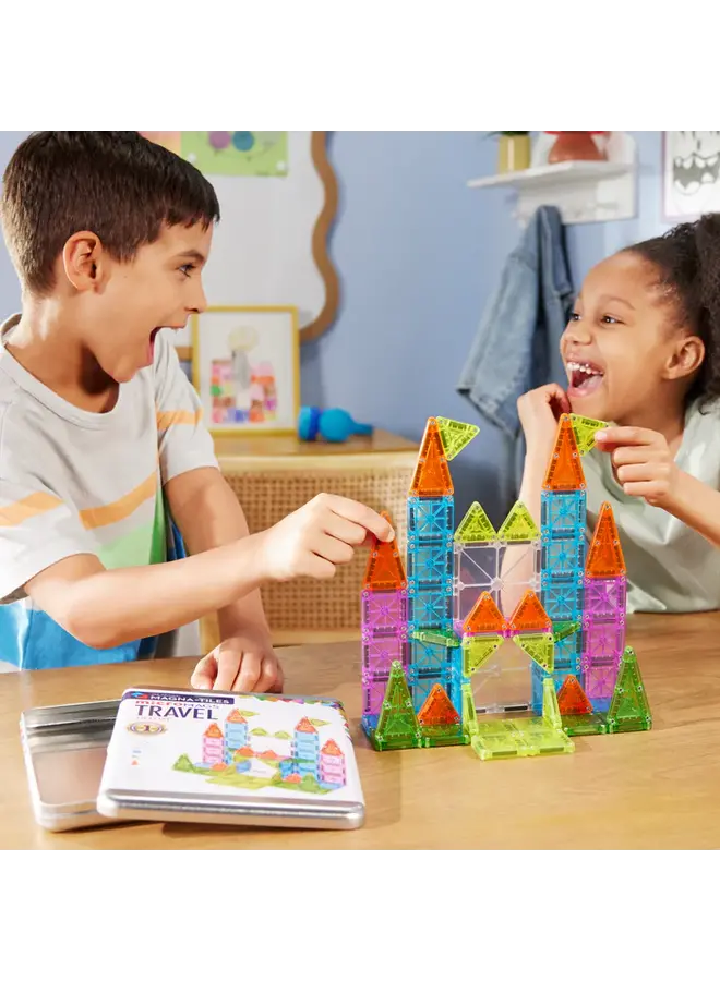 MagnaTiles - Travel set deluxe - 55 stuks