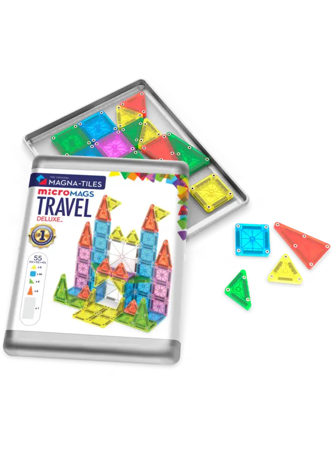 MagnaTiles - Travel set deluxe - 55 stuks