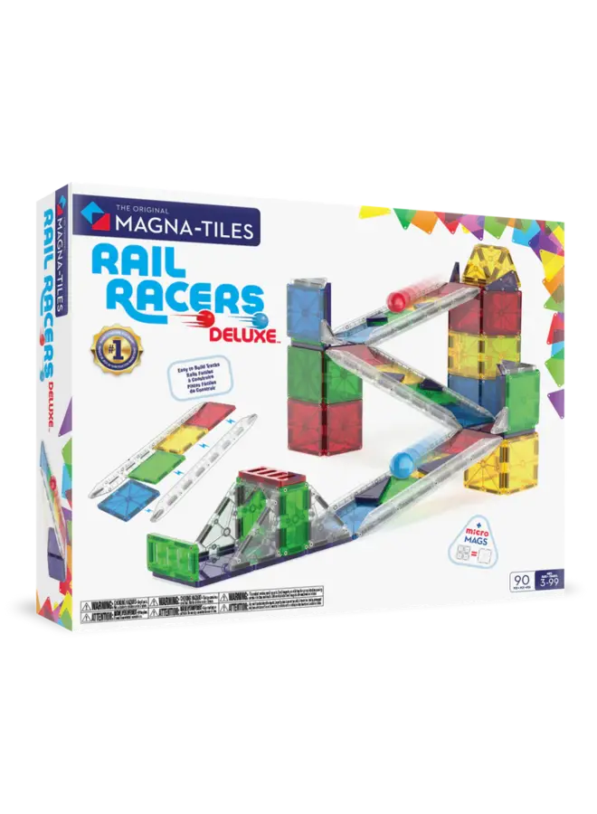 MagnaTiles - Rail racers deluxe - 90 stuks