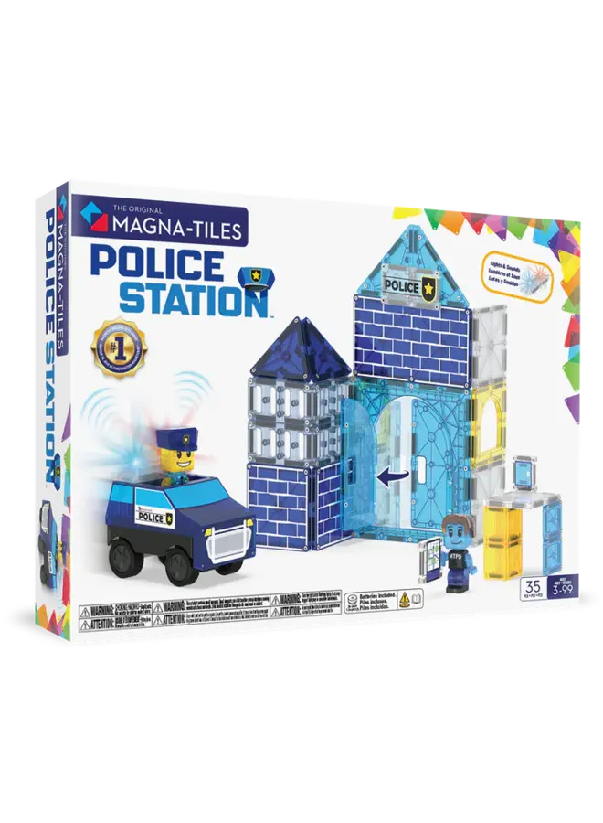 MagnaTiles - Police station - 35 stuks