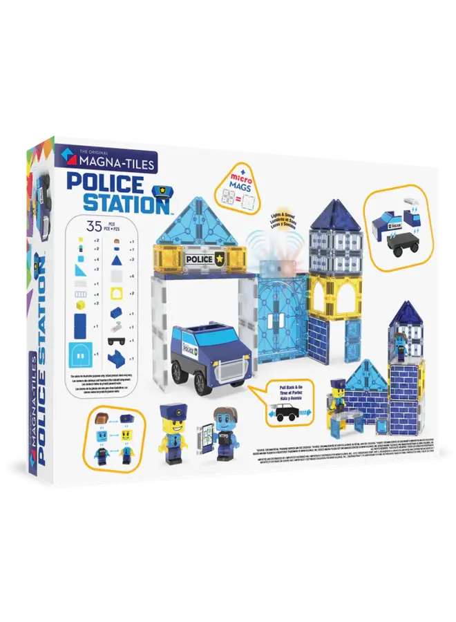 MagnaTiles - Police station - 35 stuks