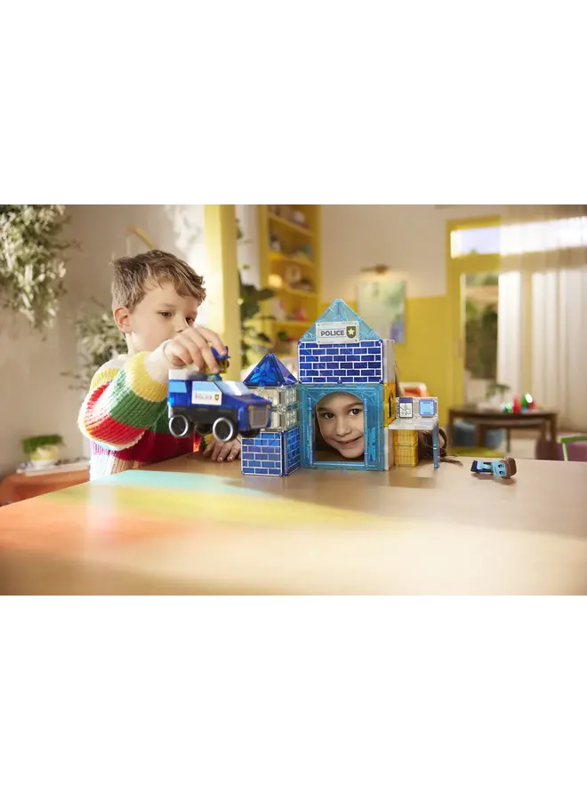 MagnaTiles - Police station - 35 stuks