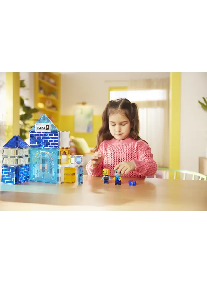 MagnaTiles - Police station - 35 stuks