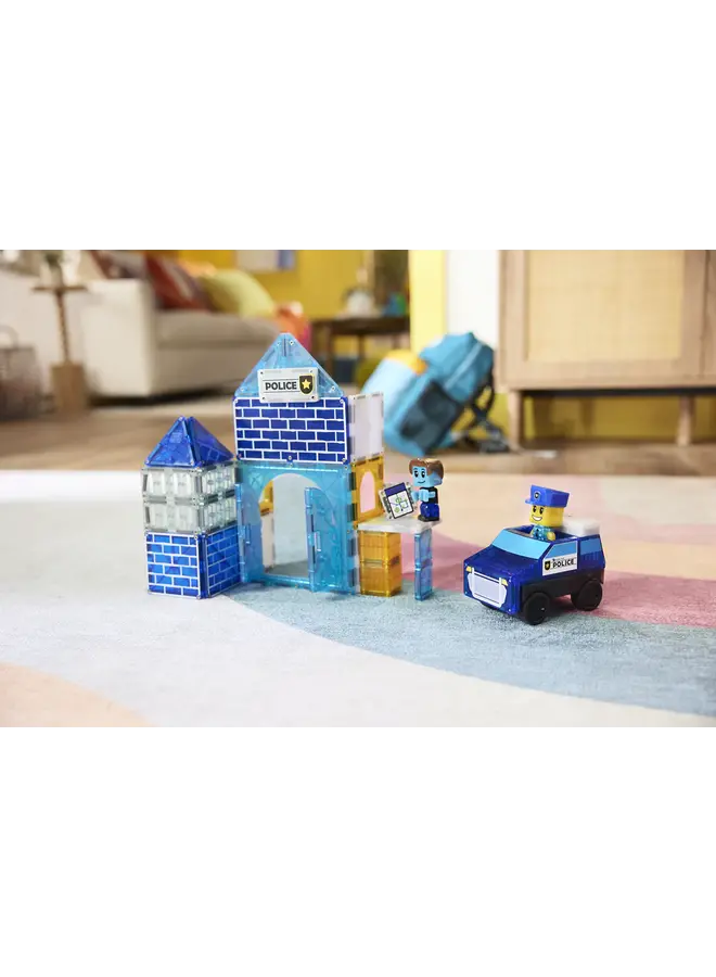 MagnaTiles - Police station - 35 stuks