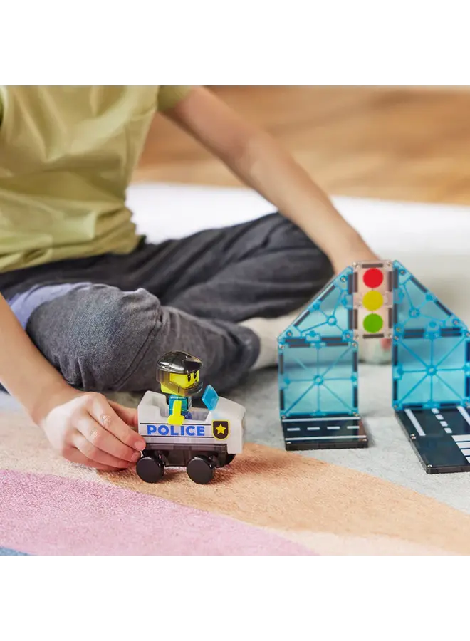 MagnaTiles - Police station - 20 stuks