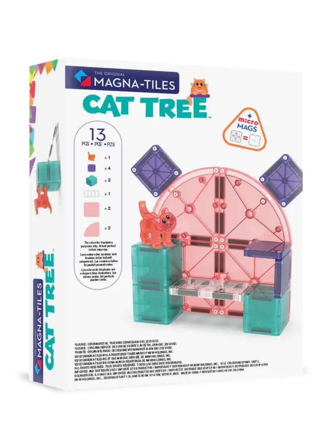 MagnaTiles - Cat tree - 13 stuks