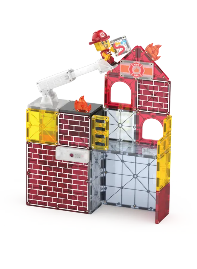MagnaTiles - Fire station - 50 stuks
