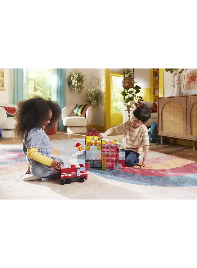 MagnaTiles - Fire station - 50 stuks