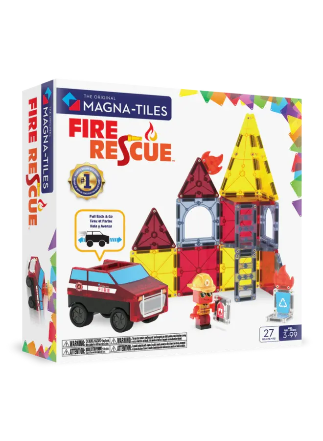 MagnaTiles - Fire station - 27 stuks