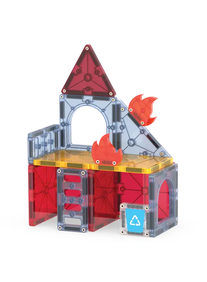 MagnaTiles - Fire station - 27 stuks