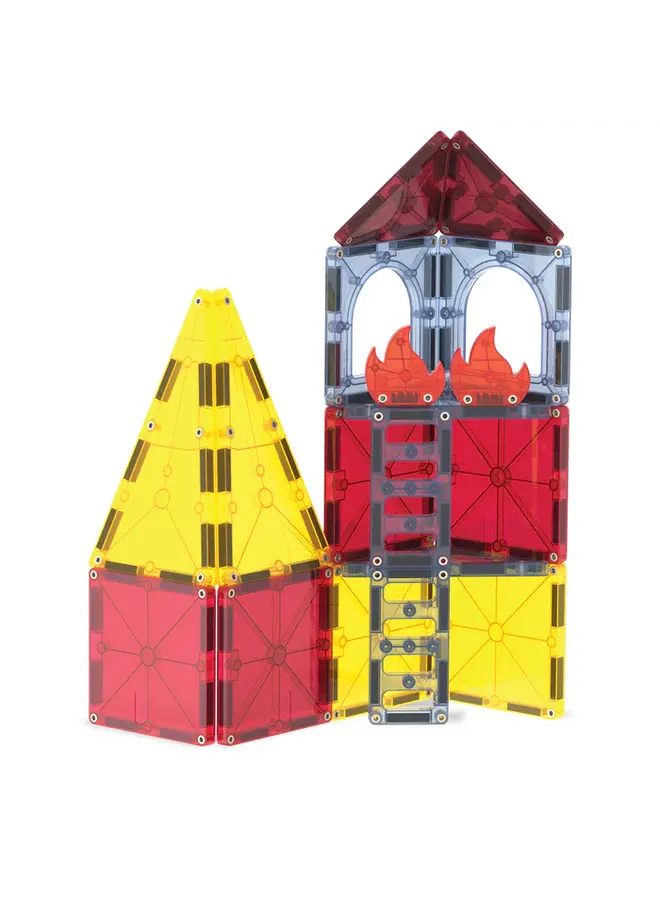 MagnaTiles - Fire station - 27 stuks