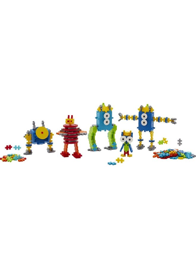 Plus Plus - Learn to build – Robots (250 stukjes)