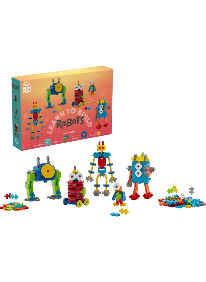 Plus Plus - Learn to build – Robots (250 stukjes)
