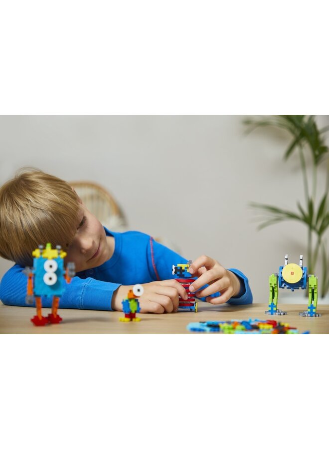 Plus Plus - Learn to build – Robots (250 stukjes)