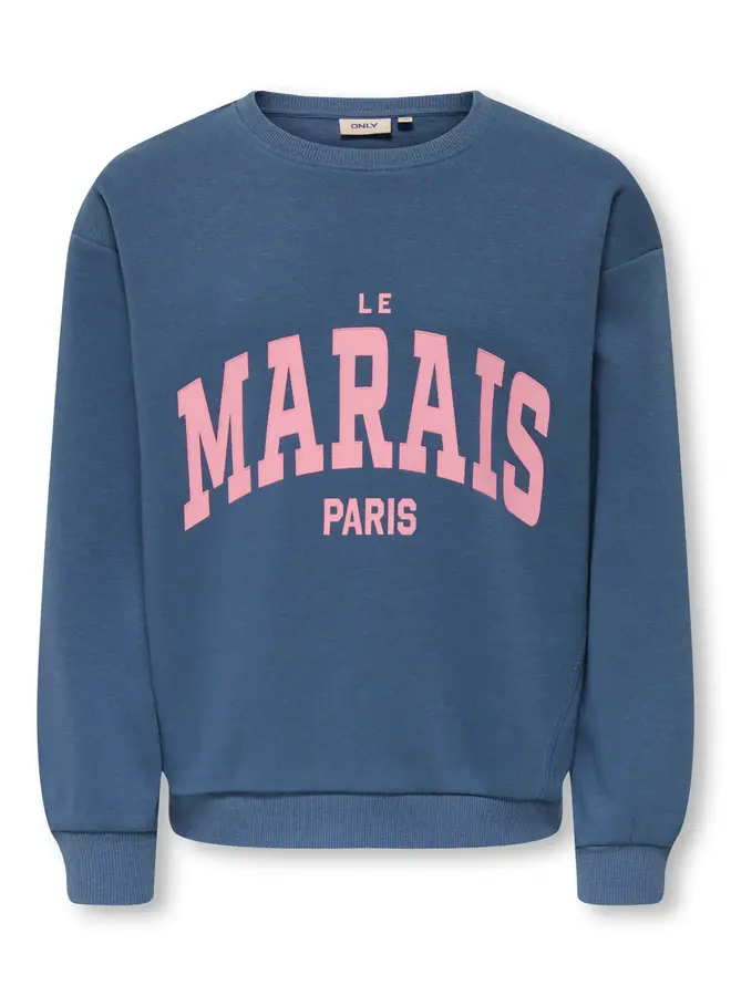 Kids Only - Marisa longsleeve printed sweater – Vintage indigo marais