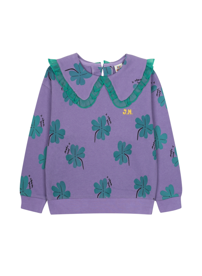 Jelly Mallow - Lucky clover sweatshirt - Purple