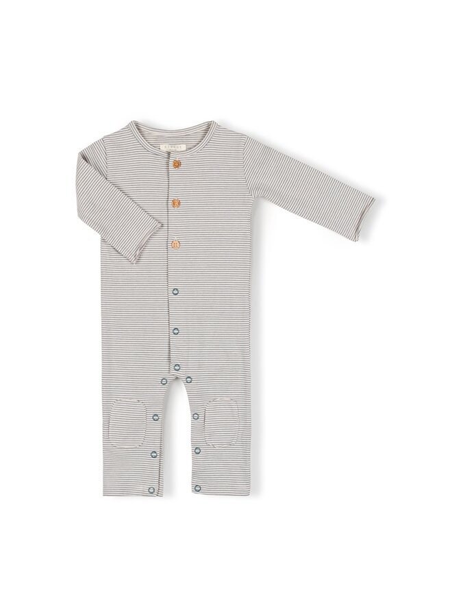 Butt onesie – Storm stripe
