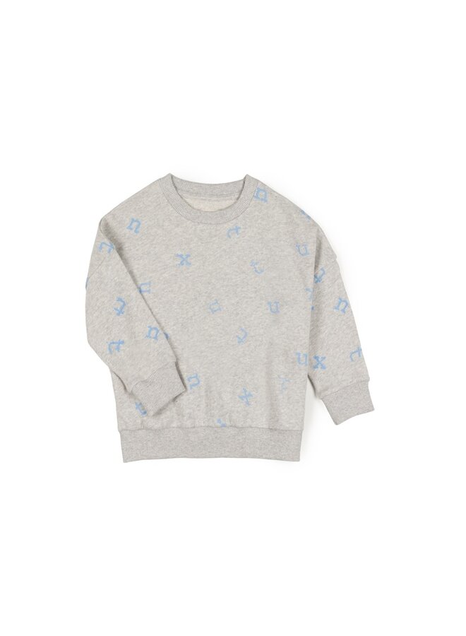 Nixnut - Stamp sweater – grey