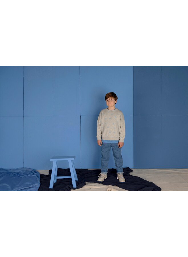 Nixnut - Stamp sweater – grey