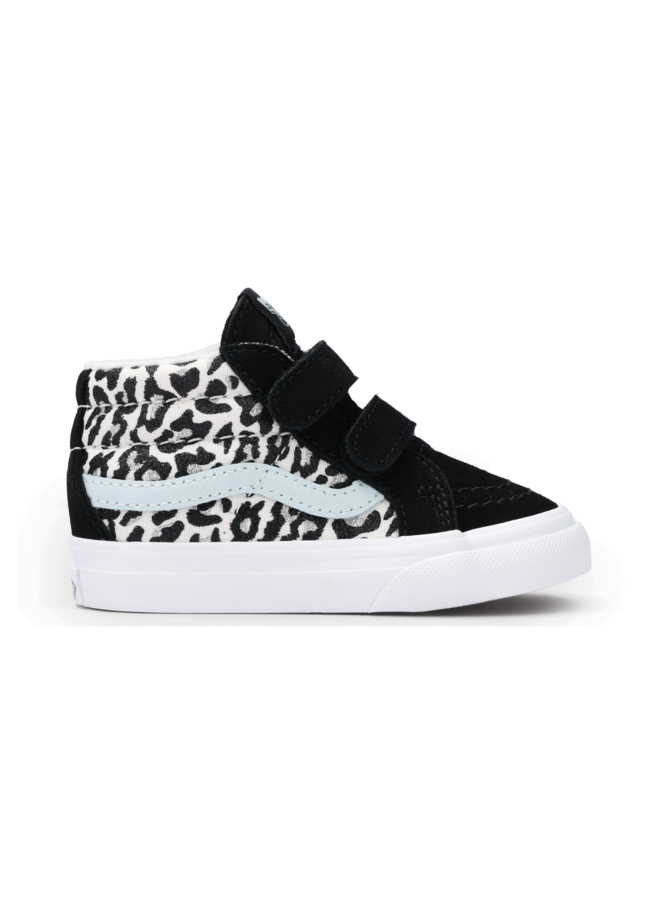 SK8-Mid reissue V leopard glitter - Pastel blue