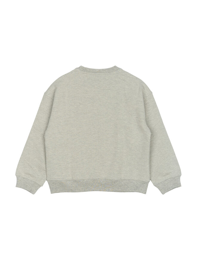 The New - Pendra sweatshirt – Light grey melange