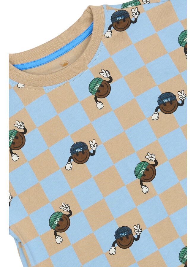 The New - Pascal shortsleeve tee – Humus check