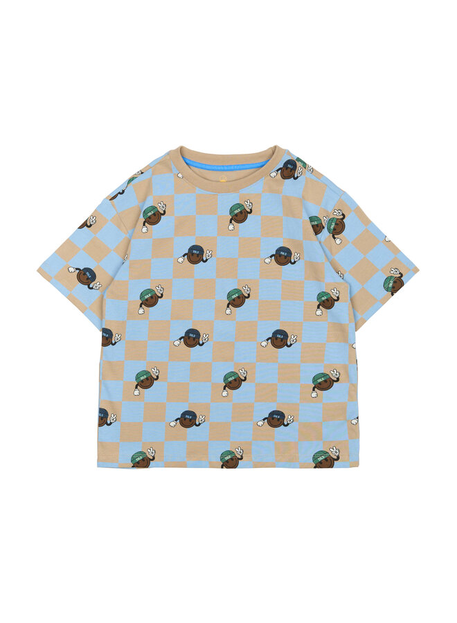 The New - Pascal shortsleeve tee – Humus check