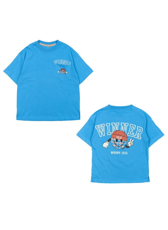 Pauli shortsleeve tee – Campanula