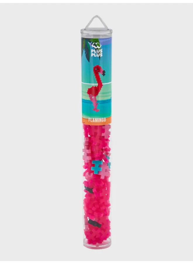 Plus Plus - Tube - Flamingo (100 stukjes)