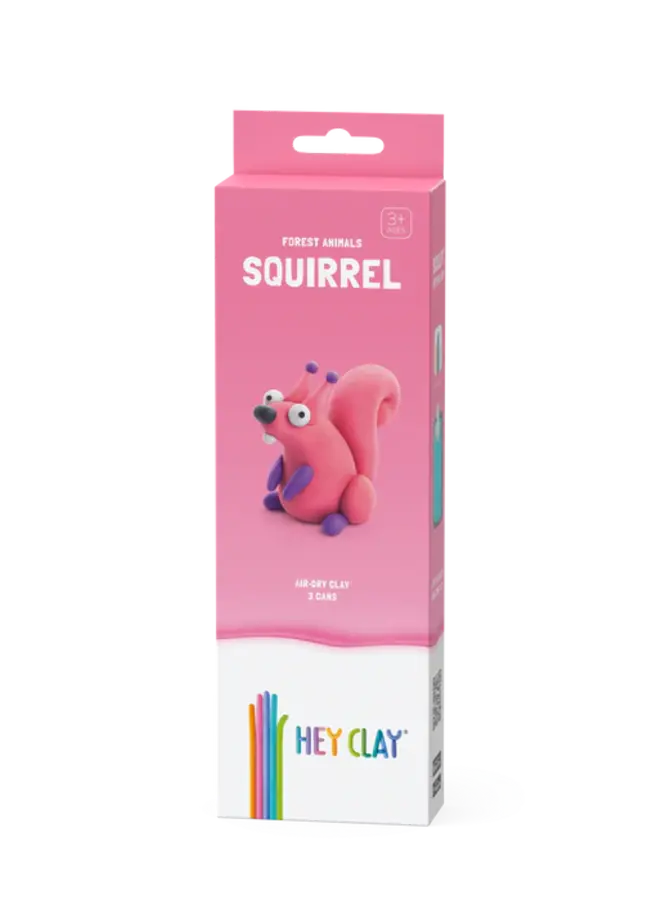 HeyClay - Forest animals - Eekhoorn - 3 cans