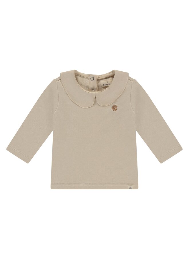 A Tiny Story - Baby t-shirt long sleeve collar - Snow