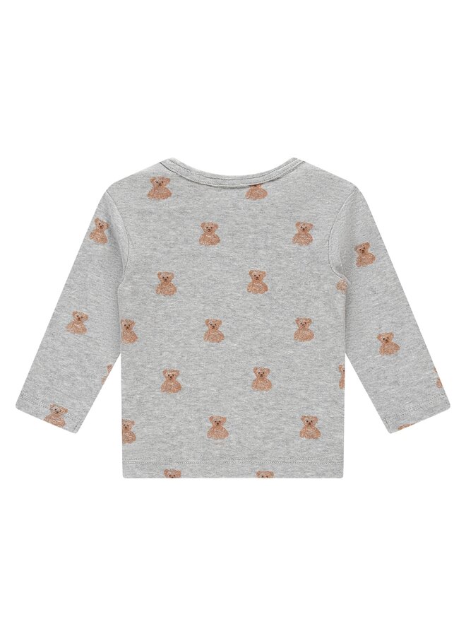 A Tiny Story - Baby t-shirt long sleeve - Light grey melange