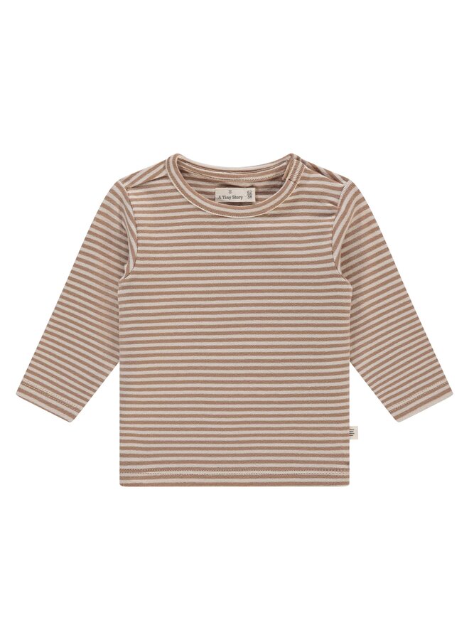 A Tiny Story - Baby t-shirt long sleeve stripes - Cookie