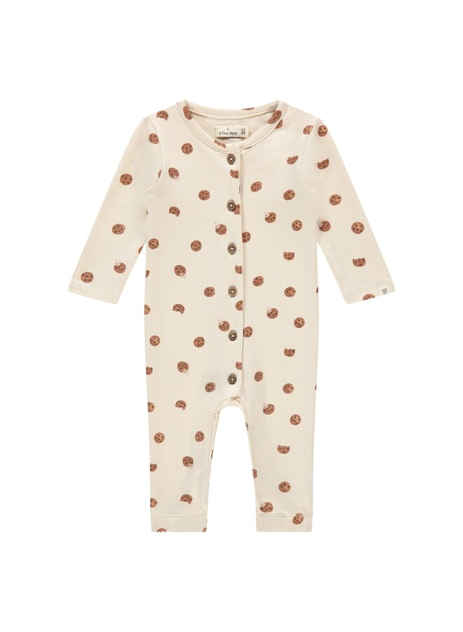 Baby suit long sleeve cookies - Snow