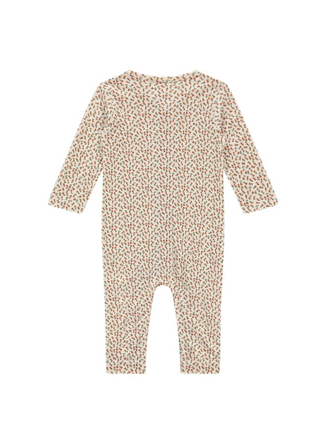 A Tiny Story - Baby suit long sleeve flowers - Snow