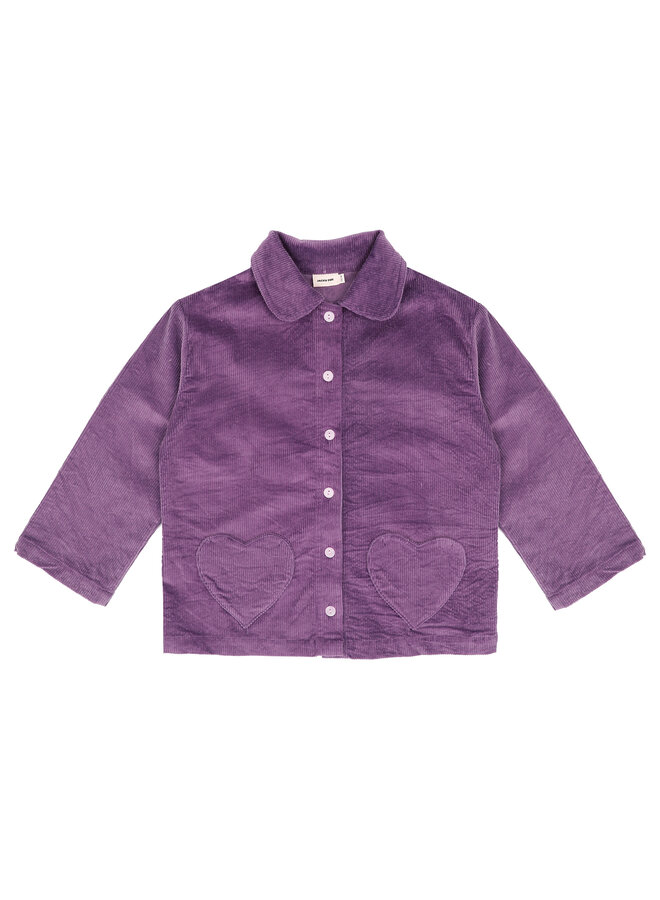 Mimi overshirt – Purple corduroy