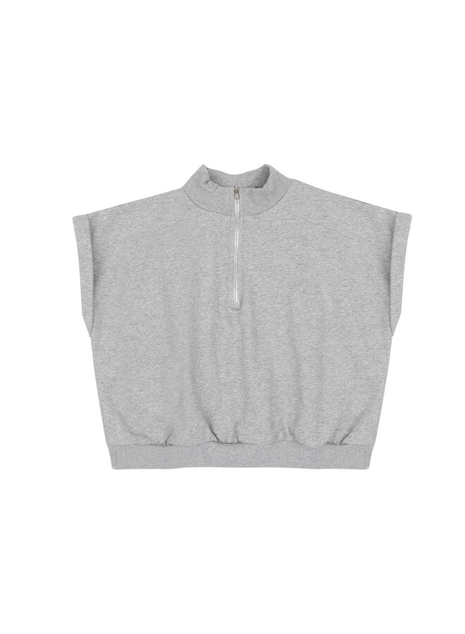 Zoe zip spencer – Misty grey